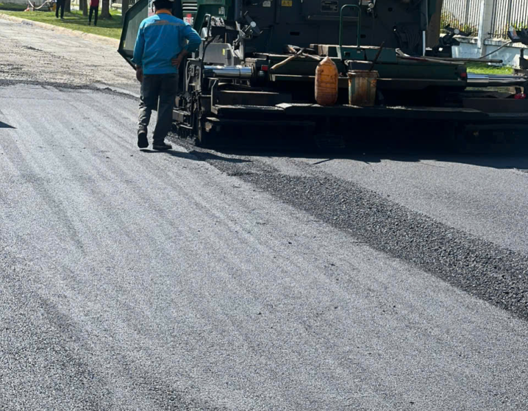 Thi công đường ở Biên Hòa 